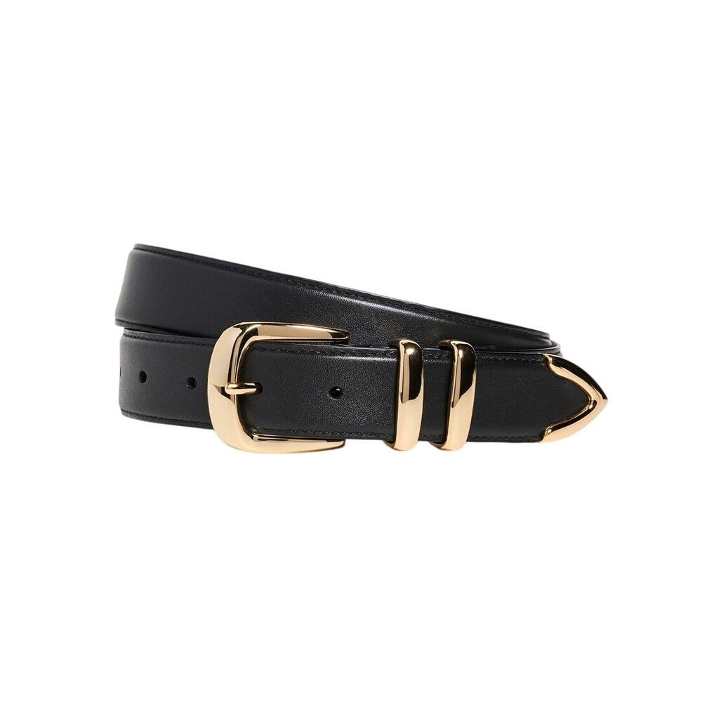 Favorite Daughter Sleek Black Jordan Belt Size S